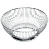 Alessi - Frugtskål Ø24 cm - Rund basket stål - Brødkurv - Frugtkurv