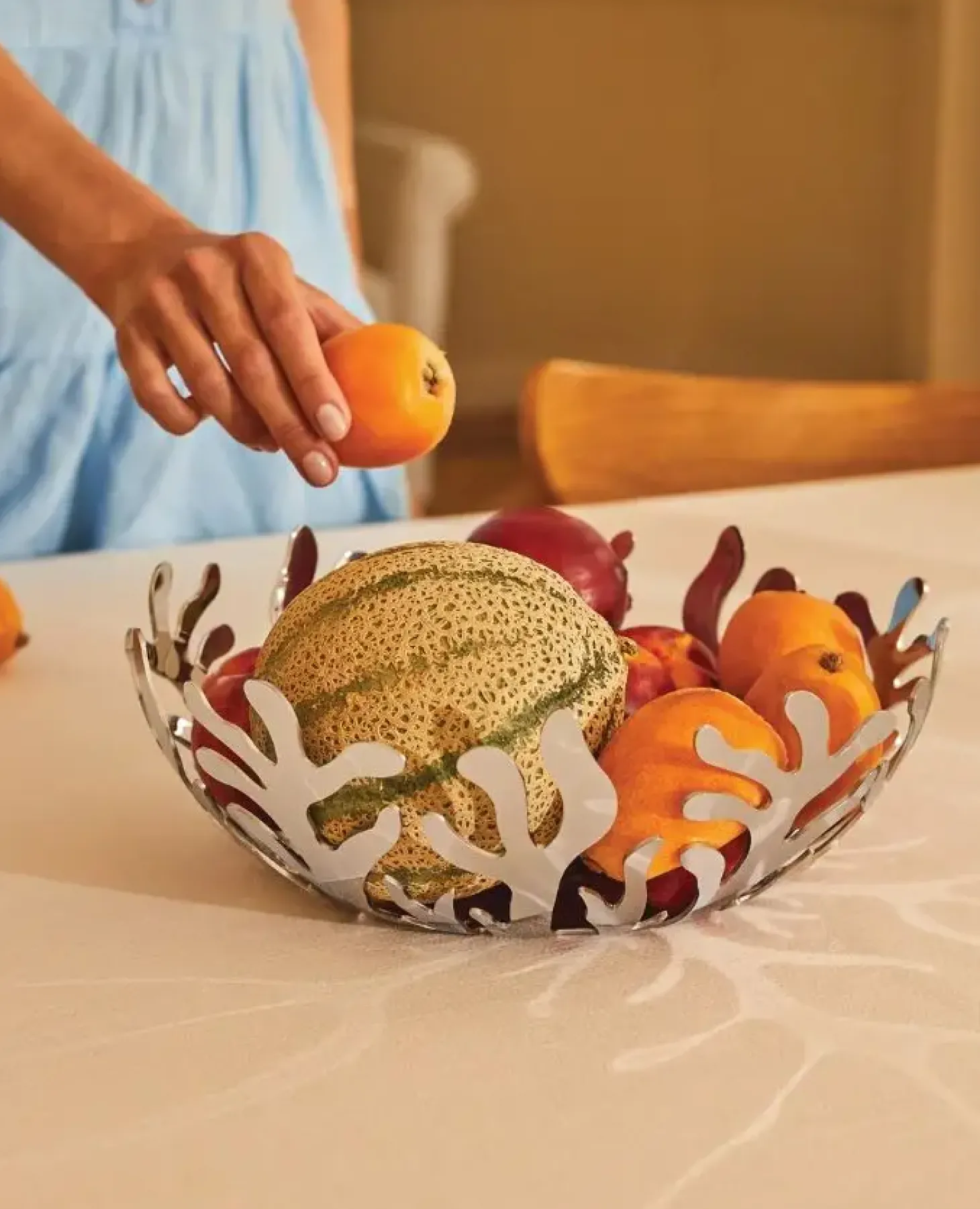 Alessi - Frugtskål - Mediterraneo - Stål - Ø21 cm