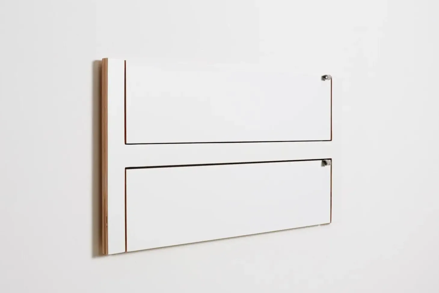 Ambivalenz - Fläpps Hylde - 80 x 40 cm - Hvid birk