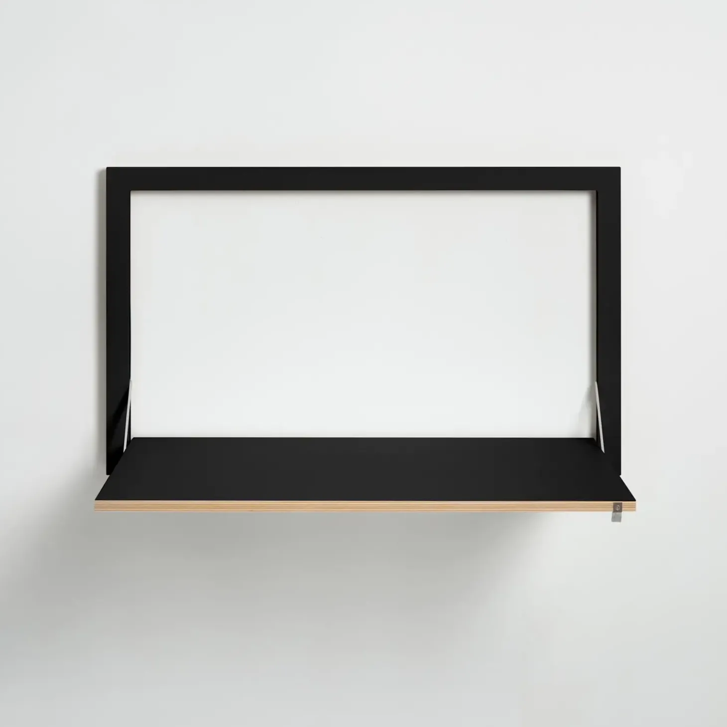 Ambivalenz Fläpps - Vægskrivebord - Secretary - Sort - 100x60 cm