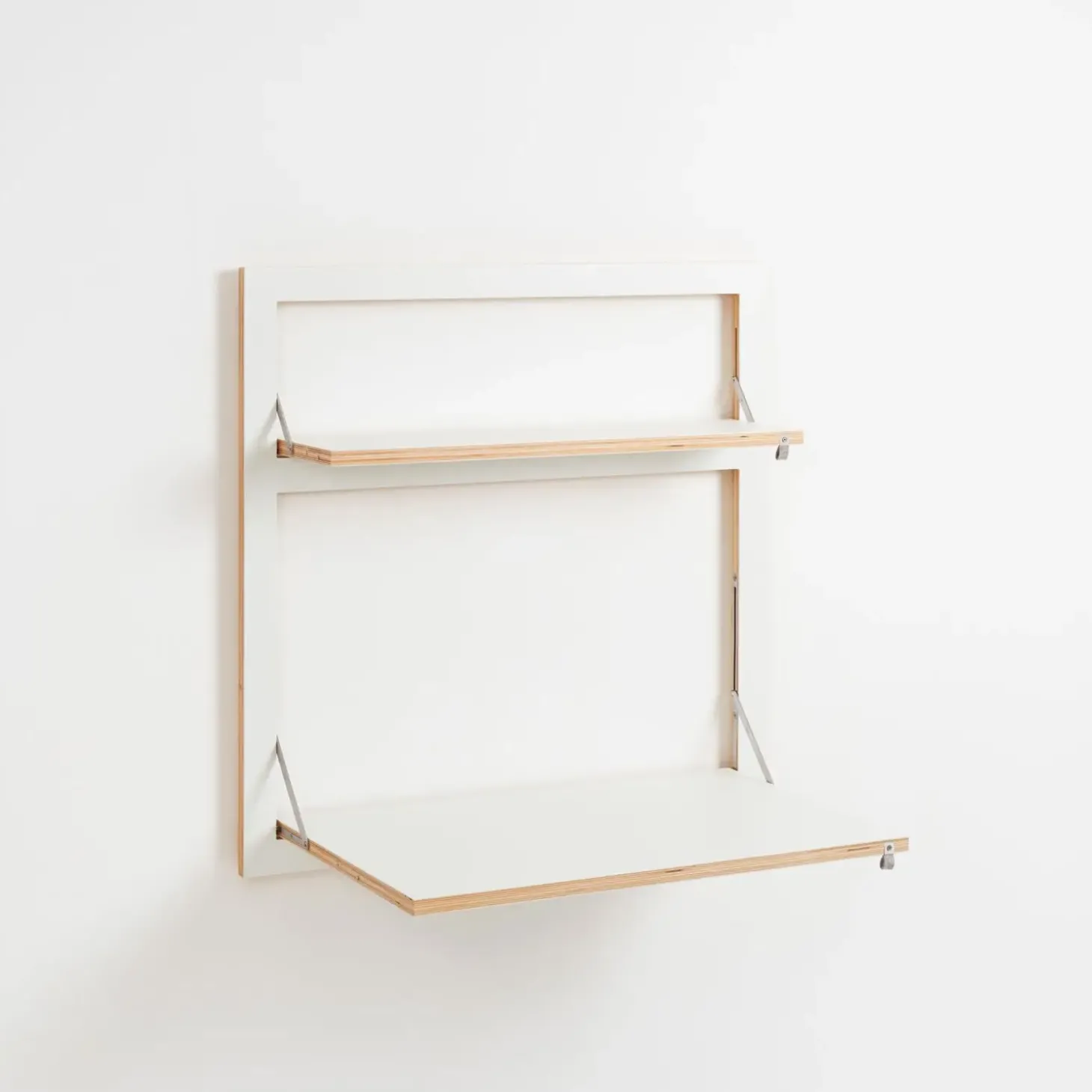 Ambivalenz - Vægskrivebord - Fläpps Secretary - Hvid - 80x80 cm