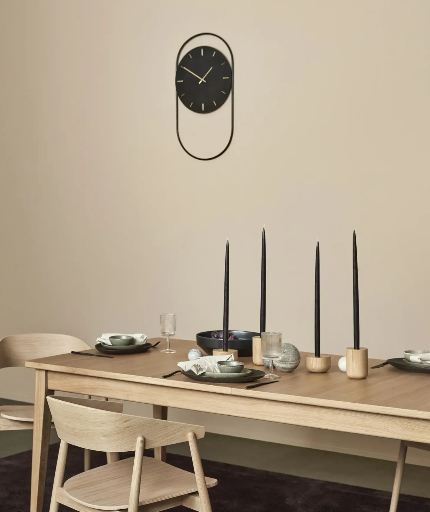 Andersen Furniture - A-wall Clock - Black