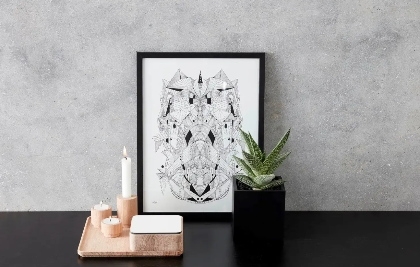 Andersen Furniture - Create Me Lysestage (5 cm) - Oslo Blå