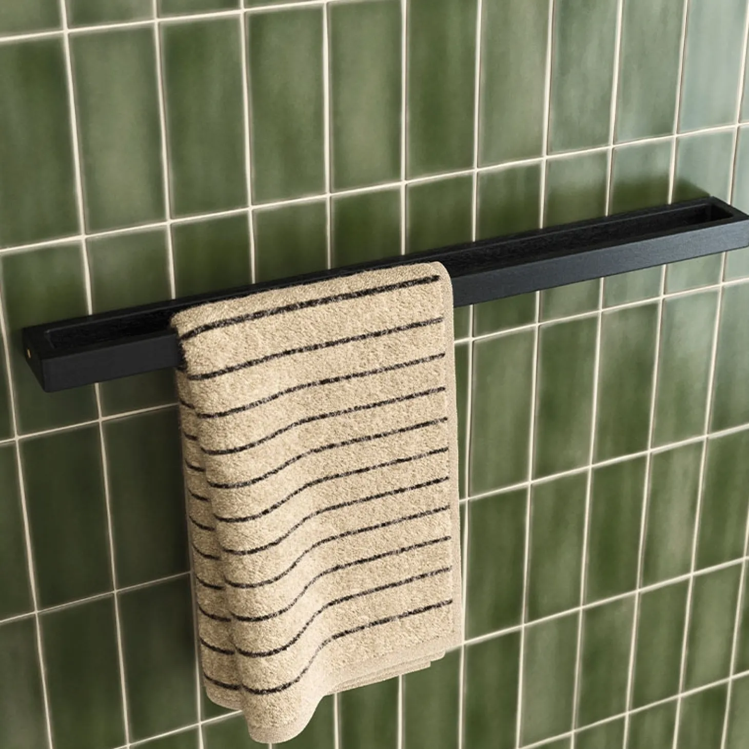 Andersen Furniture - Håndklædeholder - Towel Rack - Single - Sort