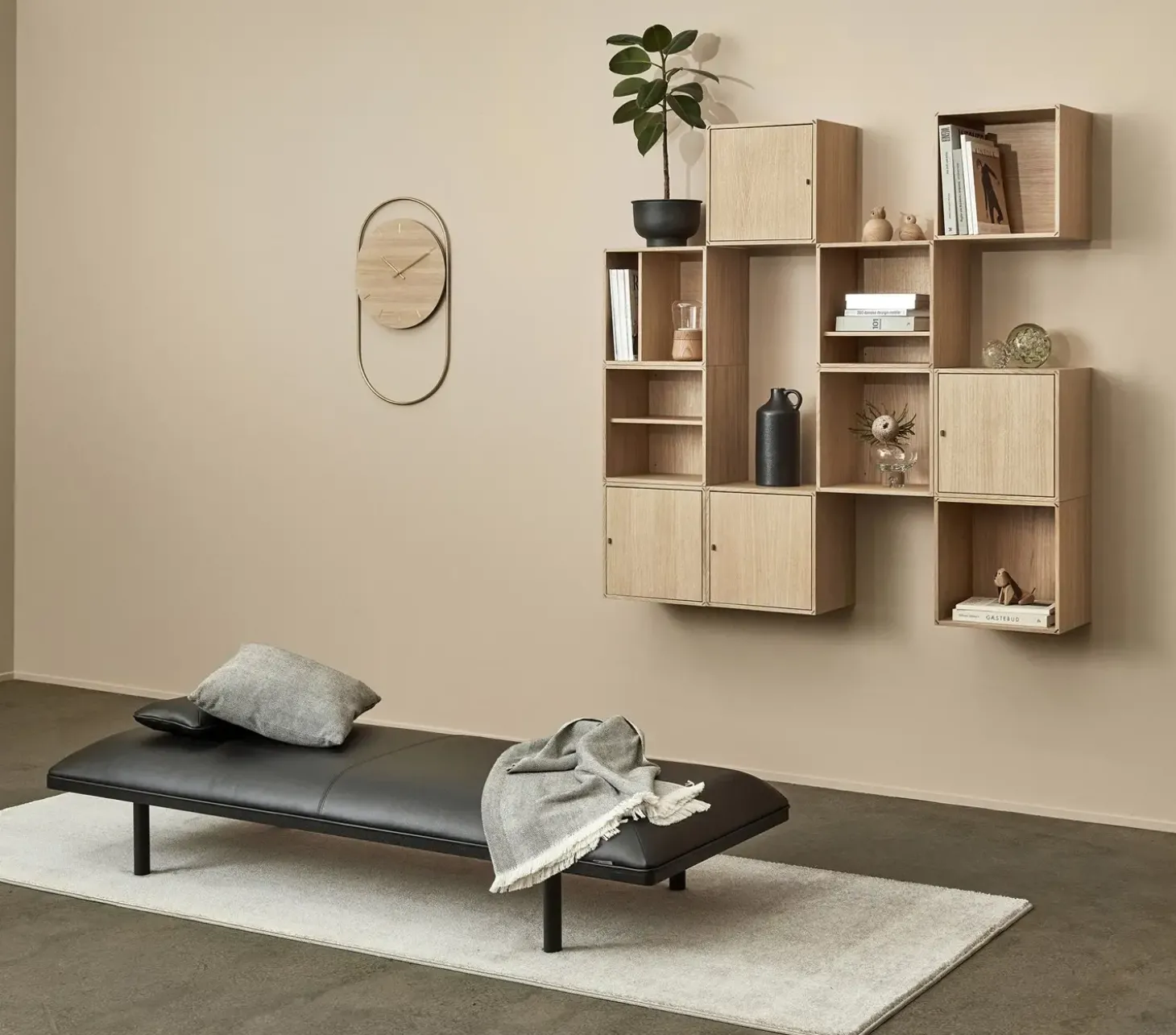 Andersen Furniture - S10 Hylde til S10 Reol - HVIDPIGMENTERET EGEFINÉR