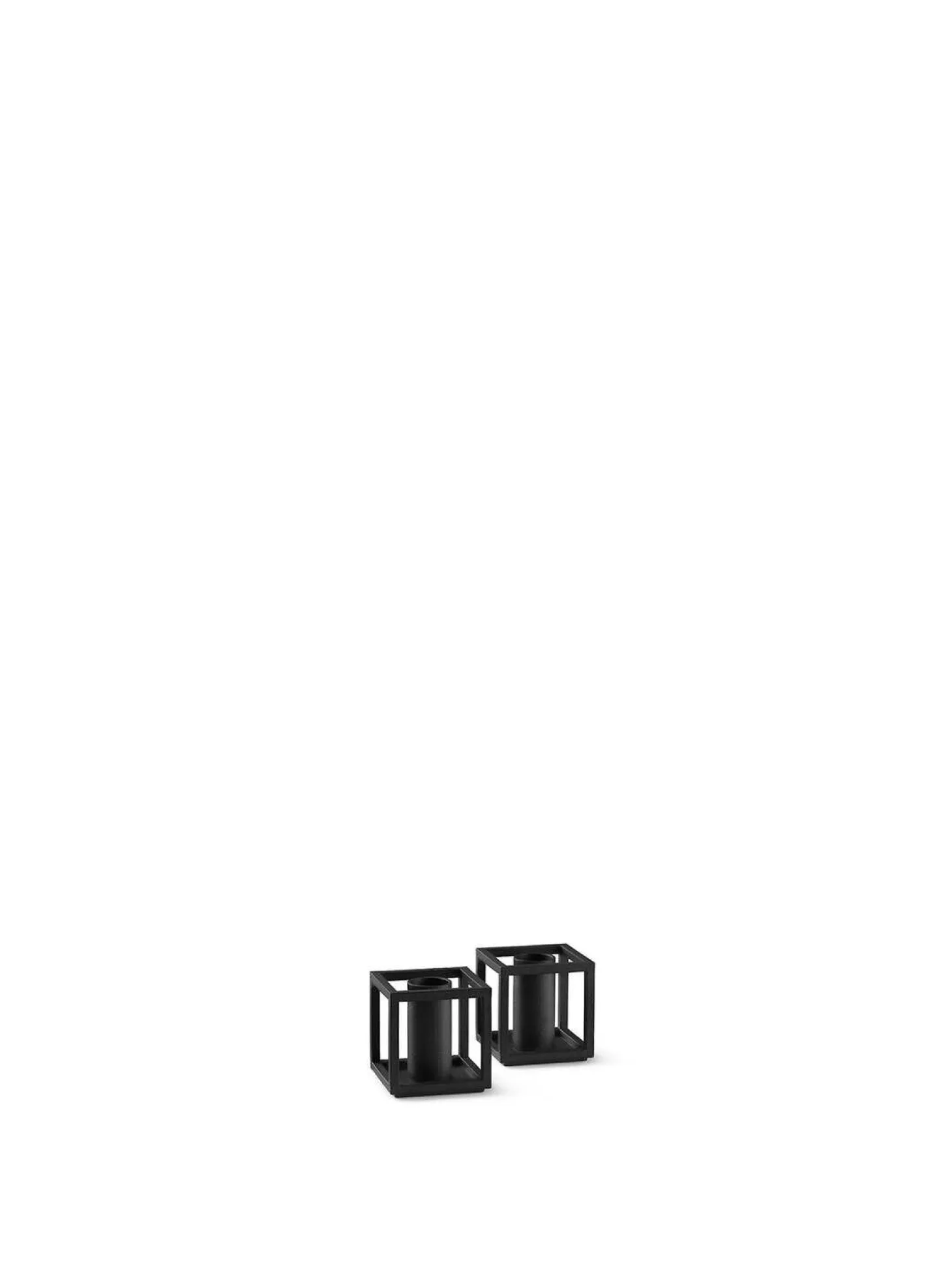 Audo Copenhagen - Kubus Micro - Sorte - sæt med 2 styk - 4x4x4 cm