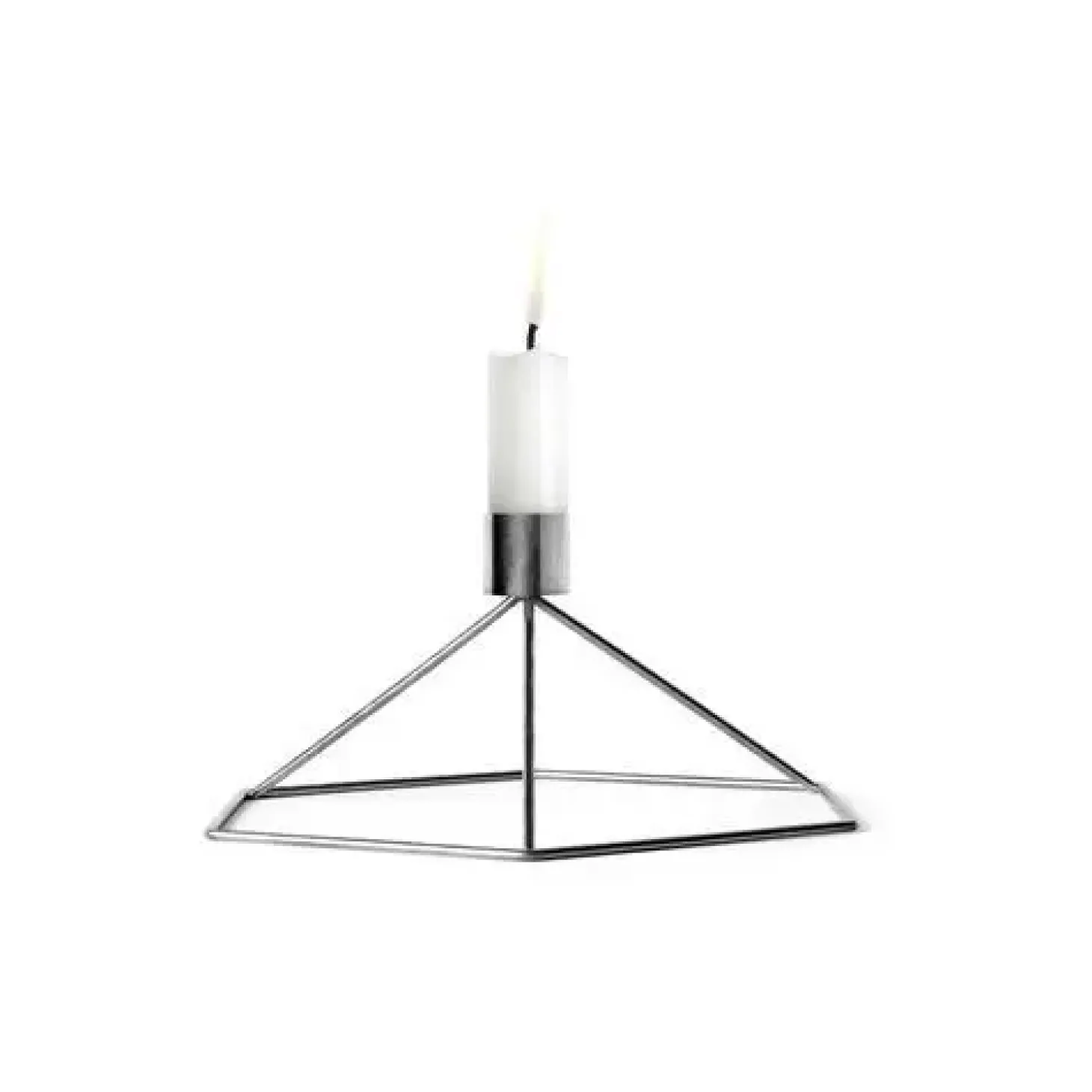 Audo lysestage - POV candleholder table (krom)