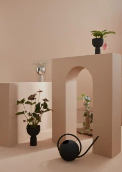 AYTM - Vase - Torus - Black/Black - H30 cm