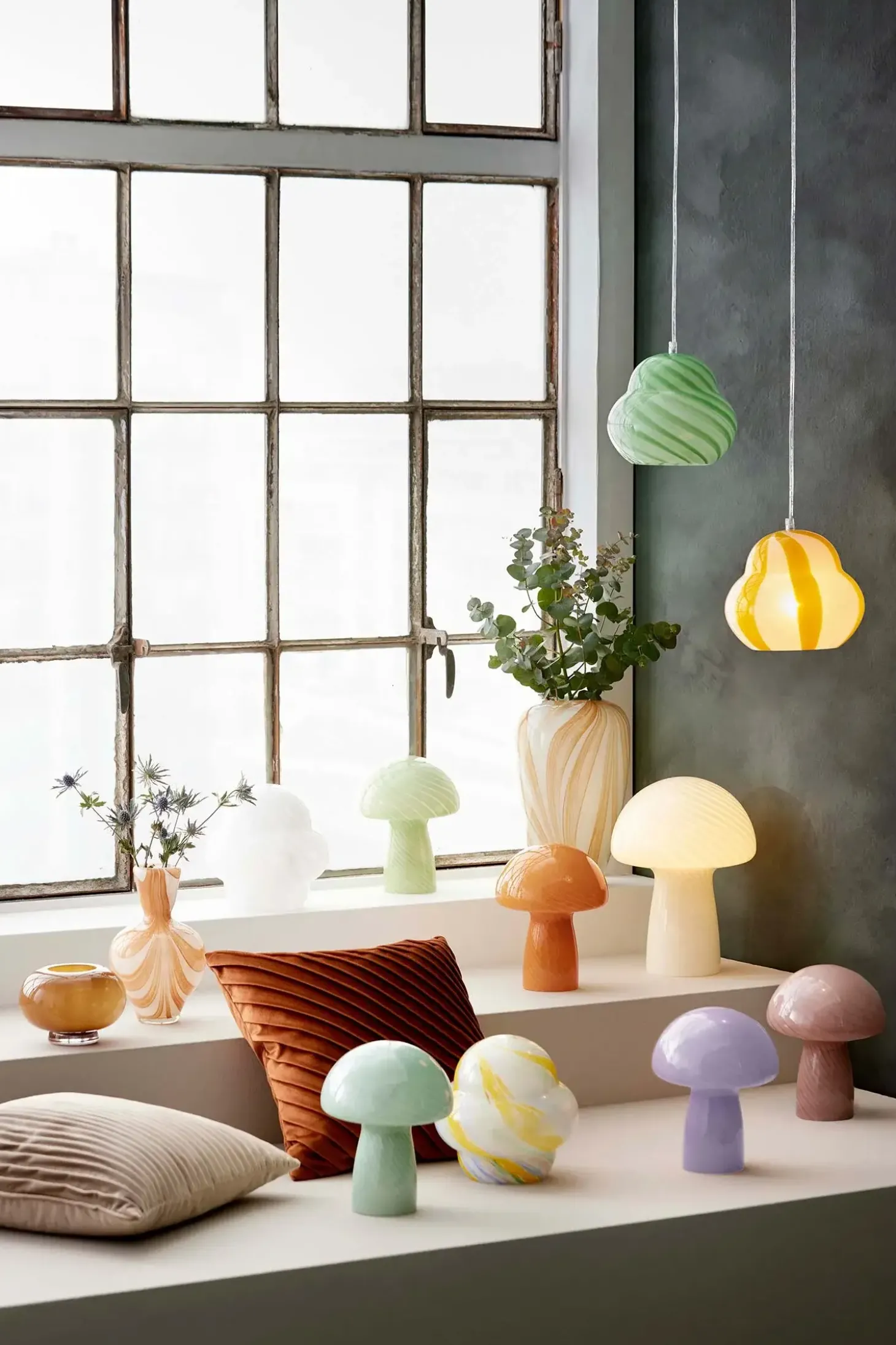 Bahne - Candy Bordlampe - Grøn - Højde 22 cm