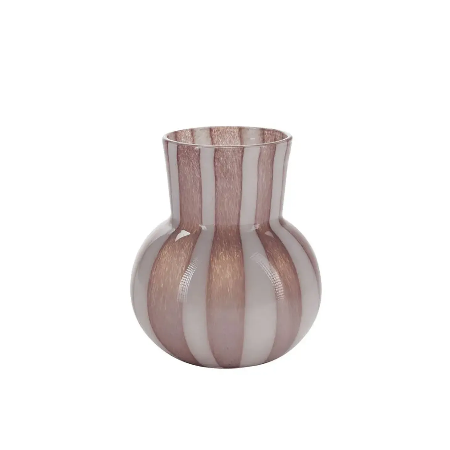 Bahne - Candy glas vase gammel rose.white