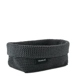 Blomus - Crochet Robe Basket - Anthracite - TELA
