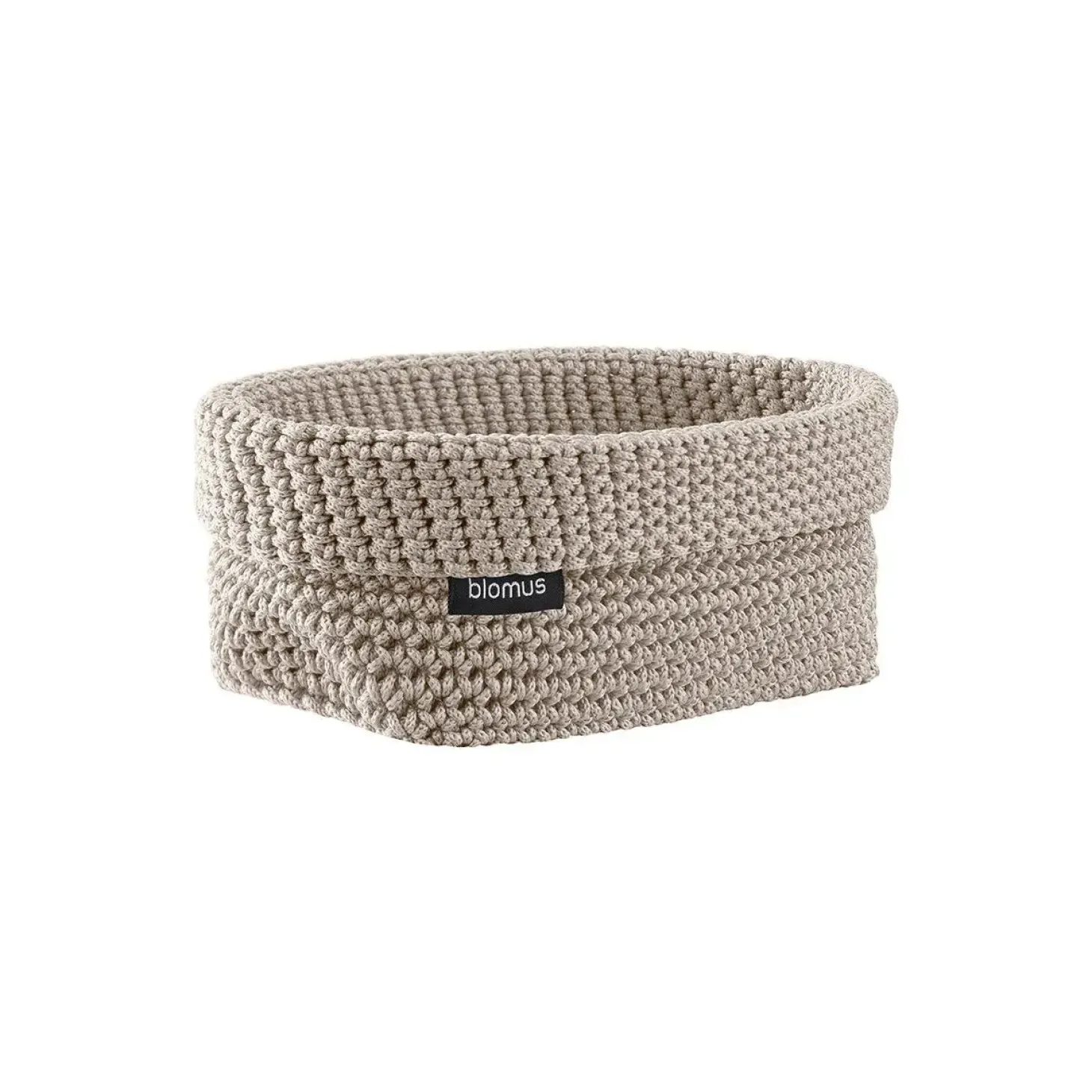 Blomus - Crochet Rope Basket - L - Moonbeam - TELA