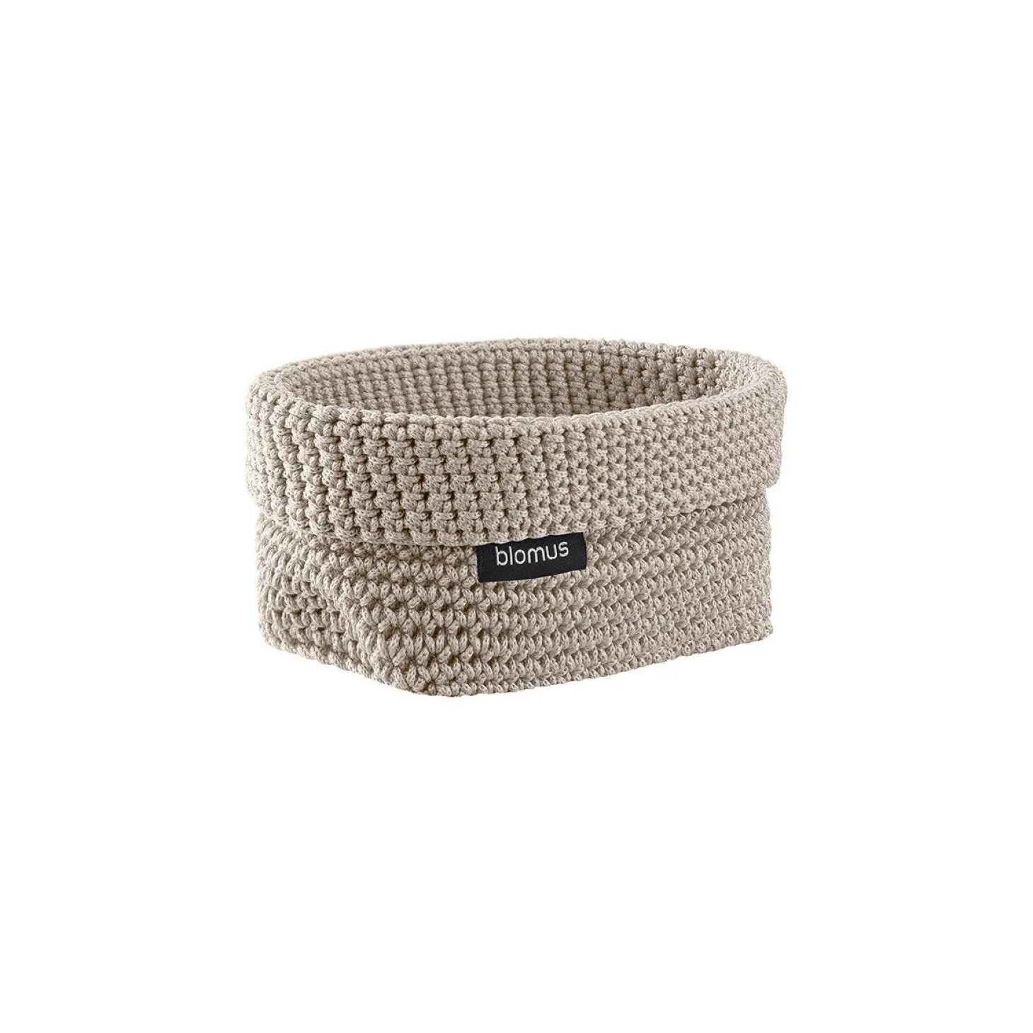 Blomus - Crochet Rope Basket - M - Moonbeam - TELA