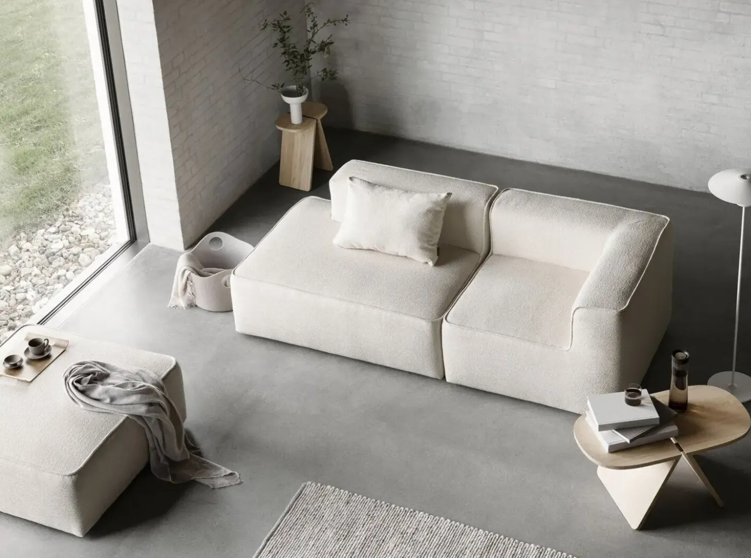 Blomus - Felt Basket S - Fungi/Micro Chip - TIGGY
