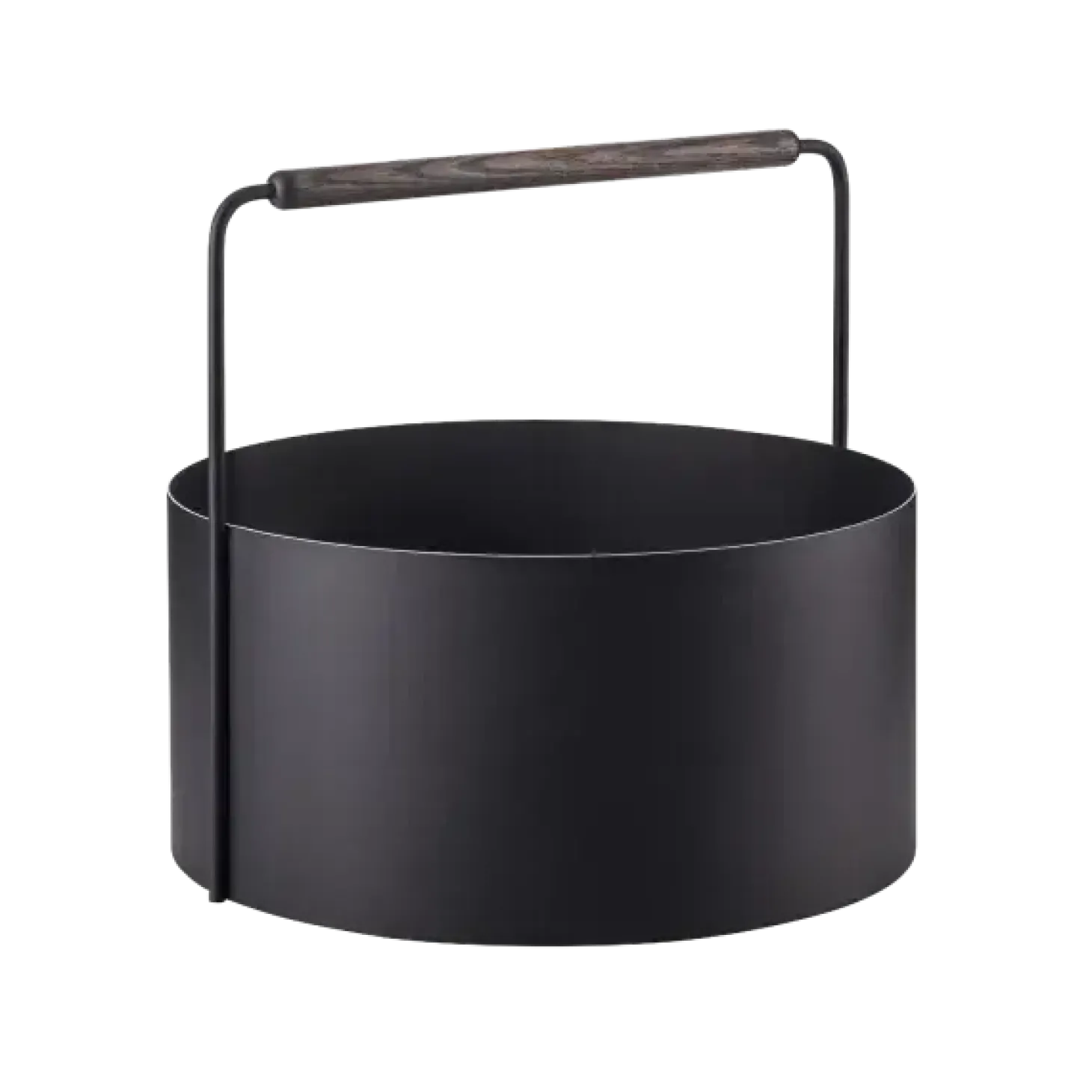 Blomus - Firewood Basket -ASHI- Brown eg håndtag - L - 42x 45 cm
