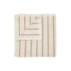 Blomus - Handtowel -ARTO- colour Moonbeam/Amber Brown thin stripes