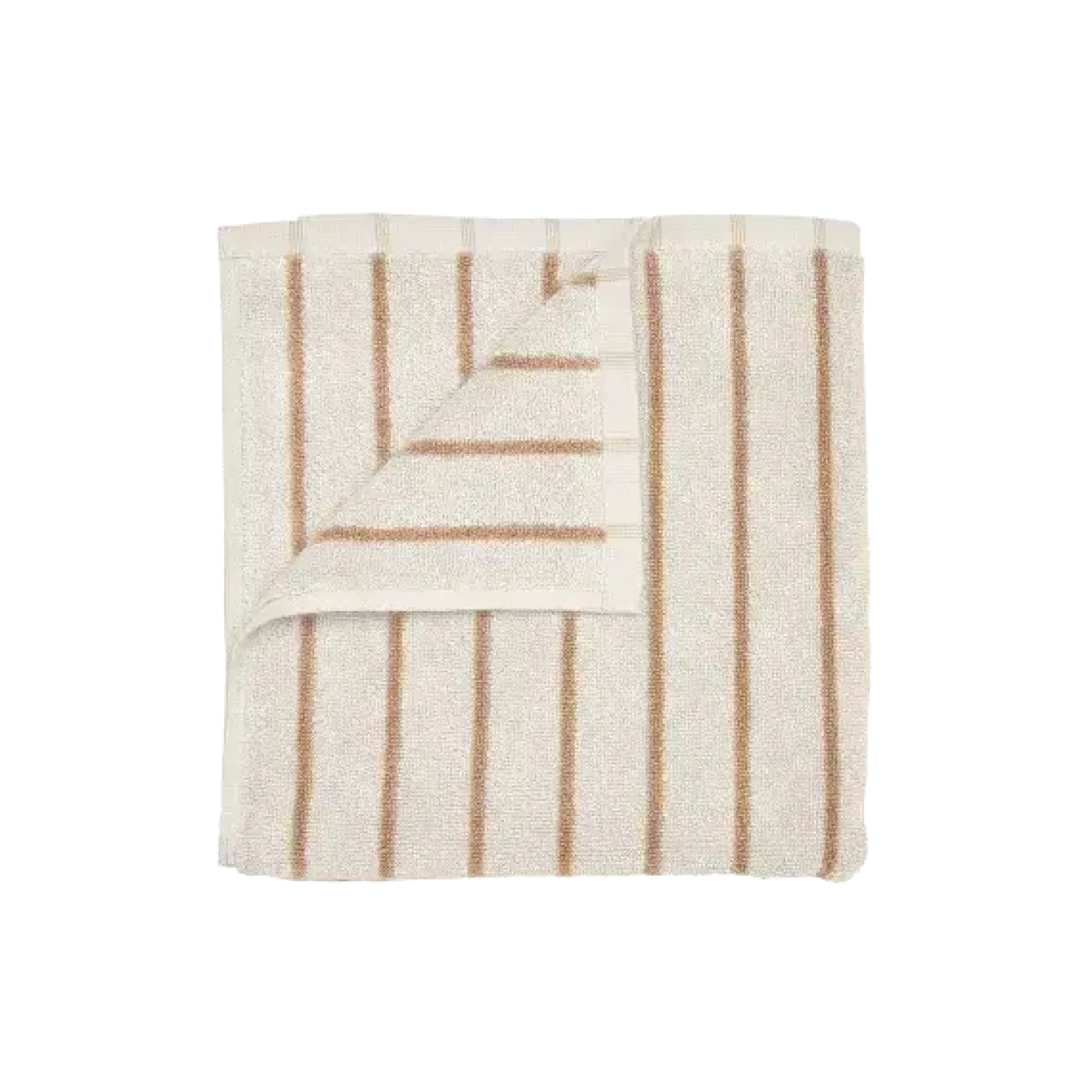Blomus - Handtowel -ARTO- colour Moonbeam/Amber Brown thin stripes