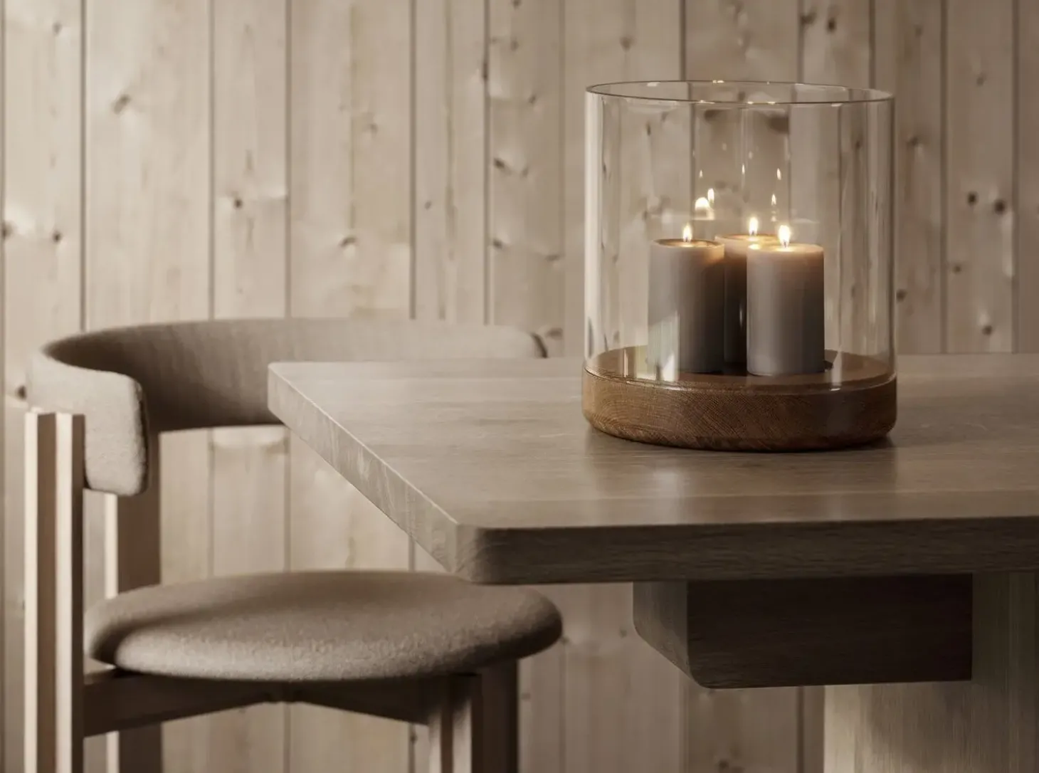Blomus - Hurricane Lamps XL - Oak - LANTO