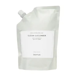 Blomus - Refill Dishwashing Soap, Scent: Clean Cucumber - SATOMI - White