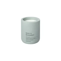 Blomus - Scented Candle - Basil & Bergamot - Pine Gray - FRAGA