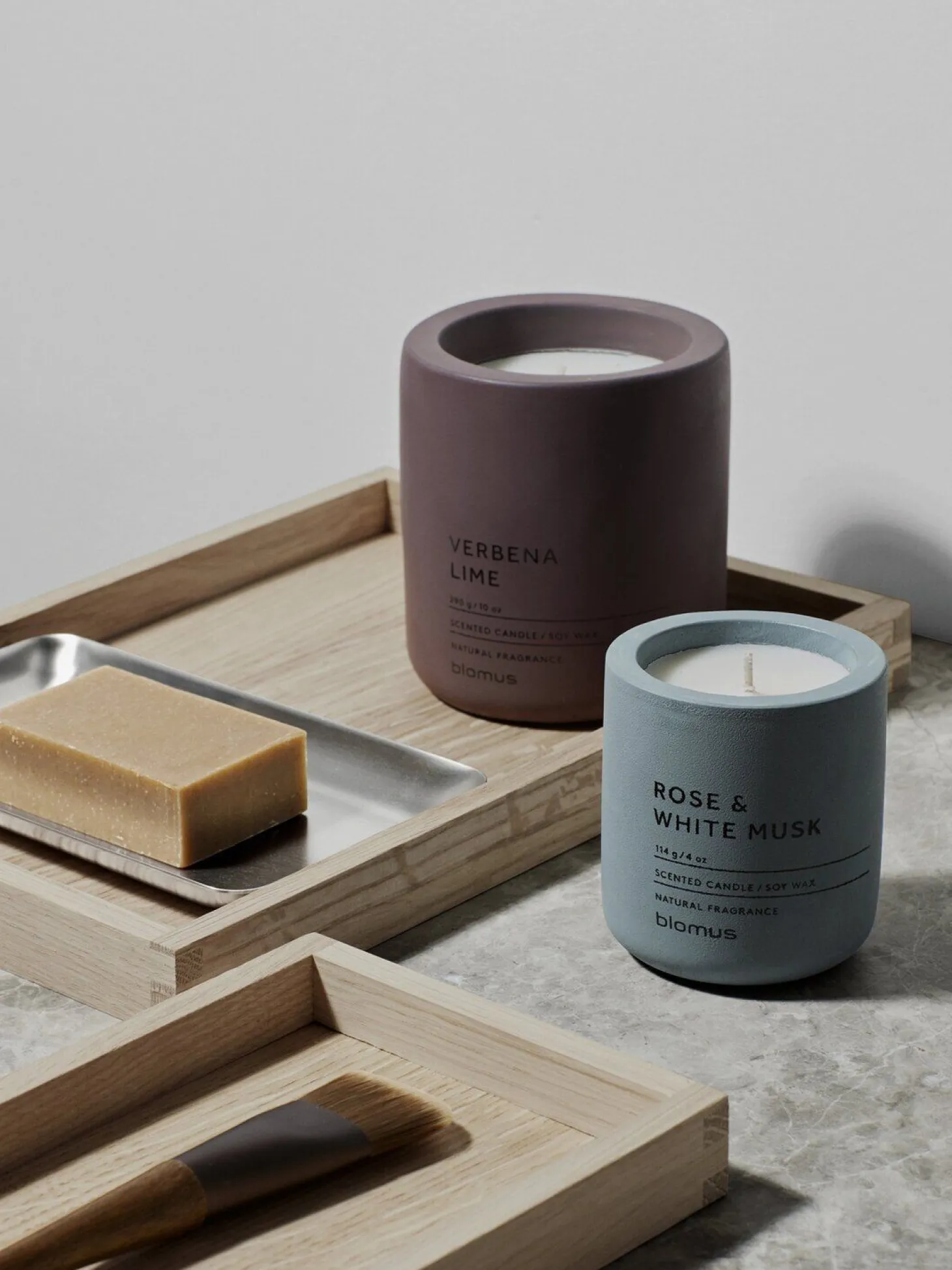 Blomus - Scented Candle - Royal Leather - FRAGA