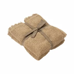 Blomus - Set of 2 Guest Hand Towels - Tan - FRINO