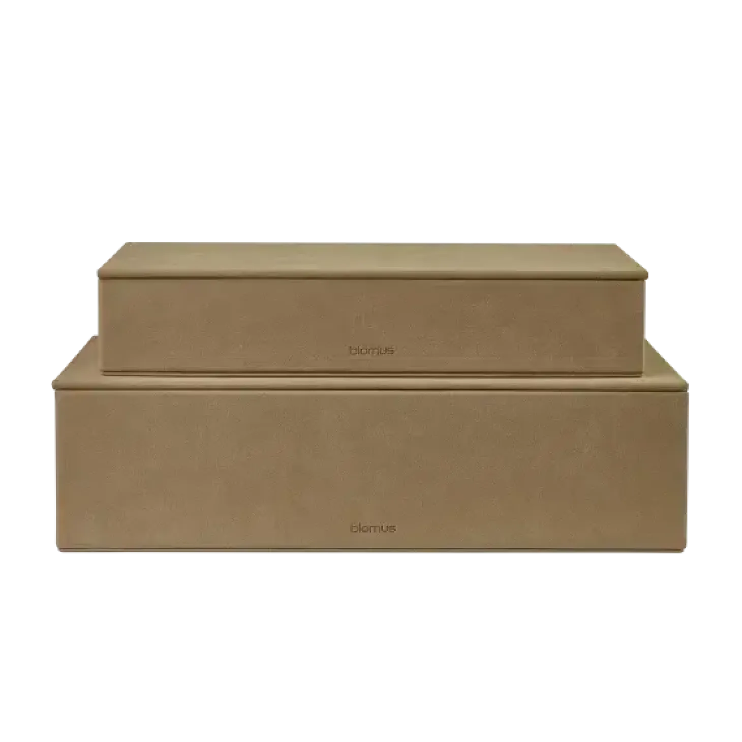 Blomus - Set of 2 Storage Boxes - SAHLA - Indian Tan