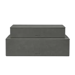 Blomus - Set of 2 Storage Boxes - SAHLA - Pewter