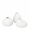 Blomus - Set of 3 Vases - 3 x White - NONA