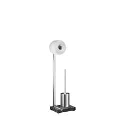 Blomus - Toilet Paper Holder and Brush - polished - MENOTO