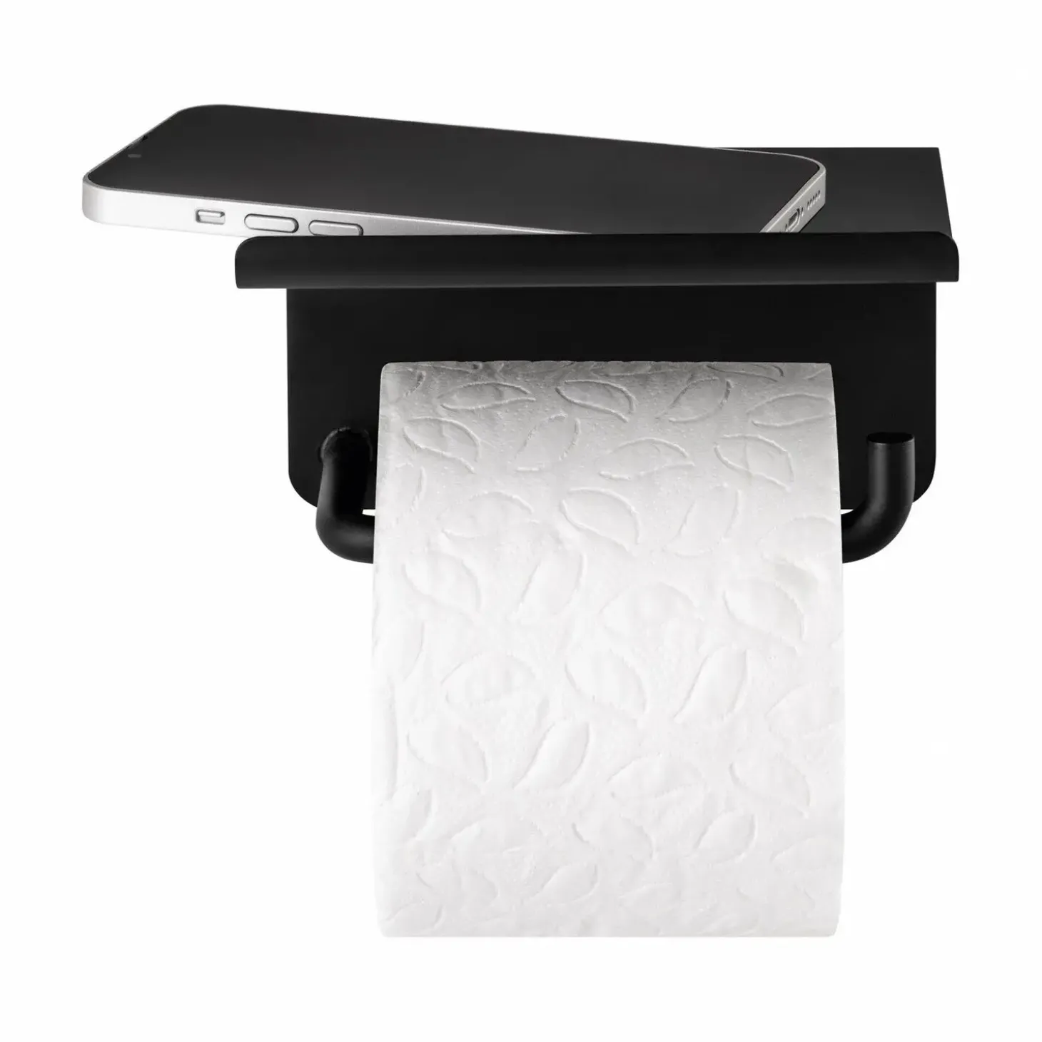 Blomus - Toilet Paper Holder with tray - Black - MODO