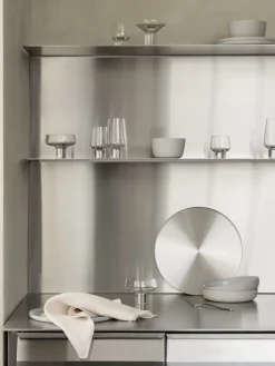 Blomus - Tray S - PEASY - Stainless Steel - H1 x L30 x Ø30 cm
