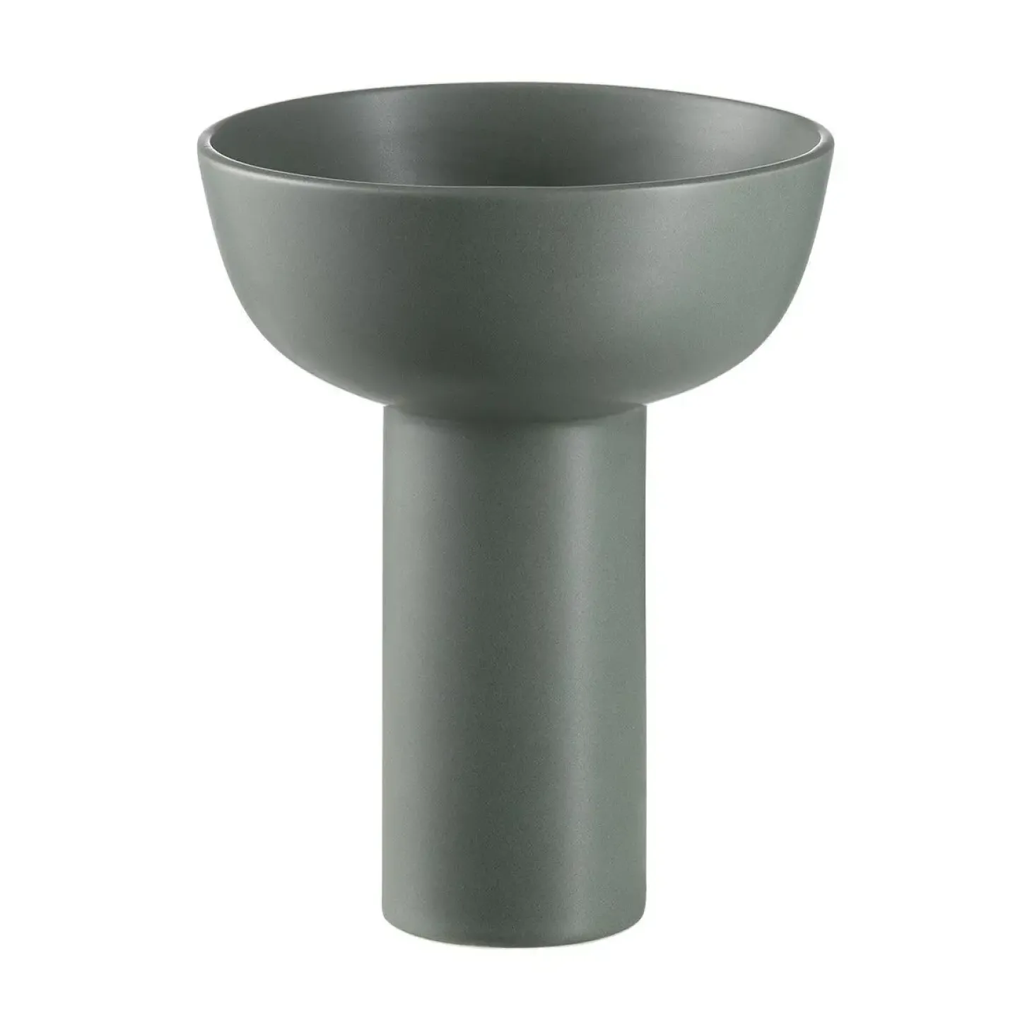 Blomus - Vase - H 21 cm, Ø 17 cm - Duck green - MIYABI