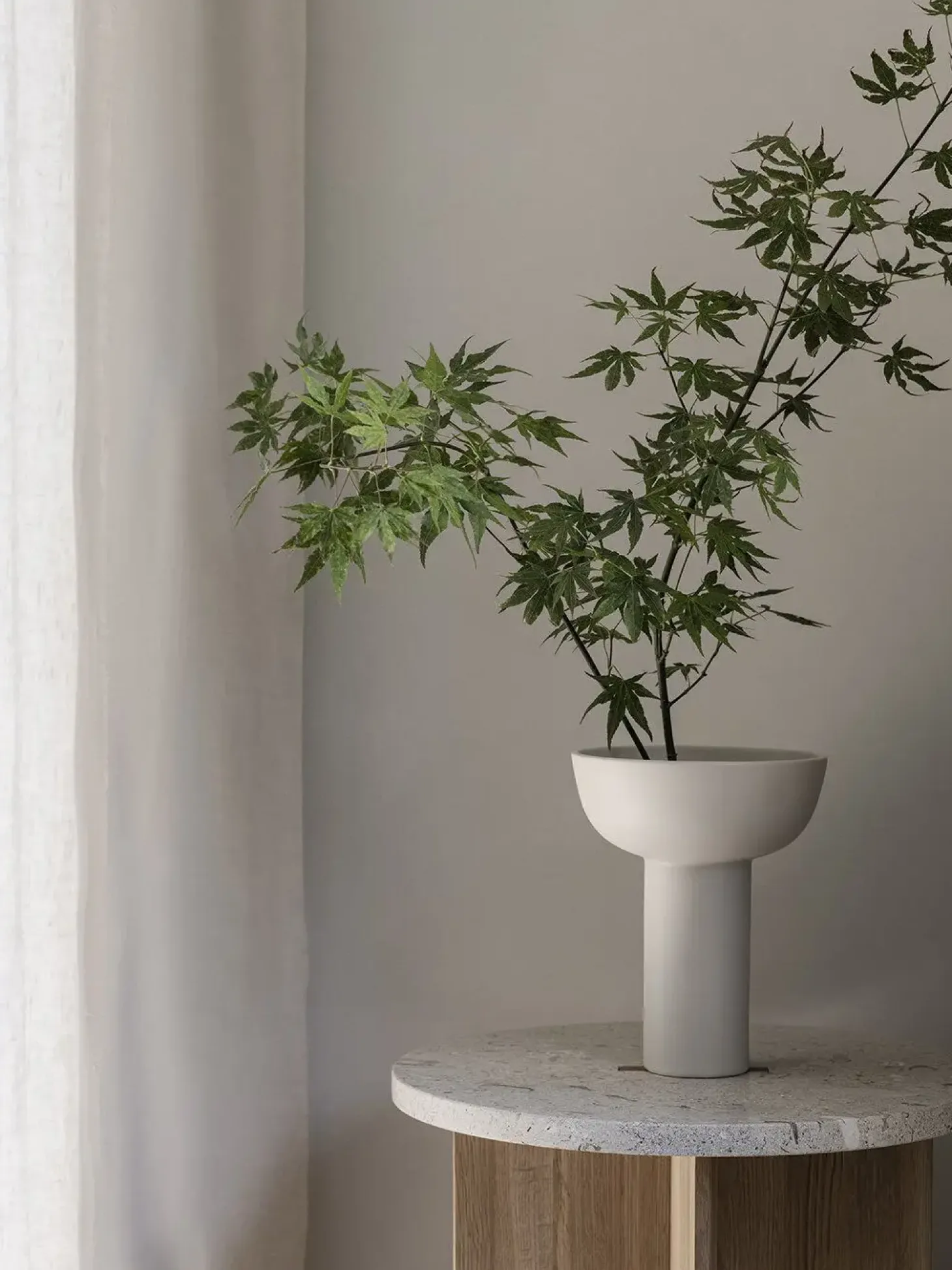 Blomus - Vase - H 21 cm, Ø 17 cm - Nomad - MIYABI