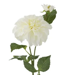 Bloomingville - Dahlia Kunstig stilk, Hvid, Plastik