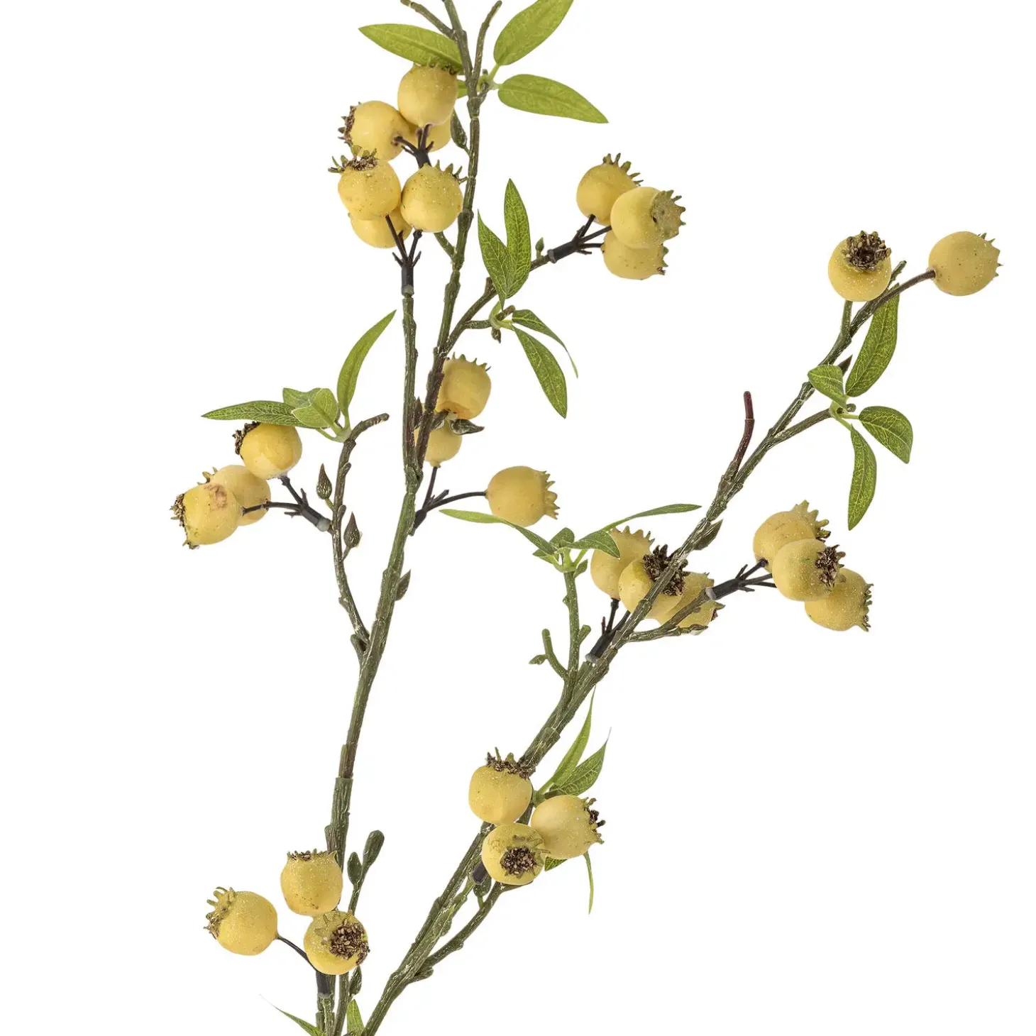 Bloomingville - Hawthorn Kunstig Gren - Gul, Plastik