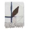 Bloomingville - Imperia Plaid, Natur, Genanvendt Bomuld
