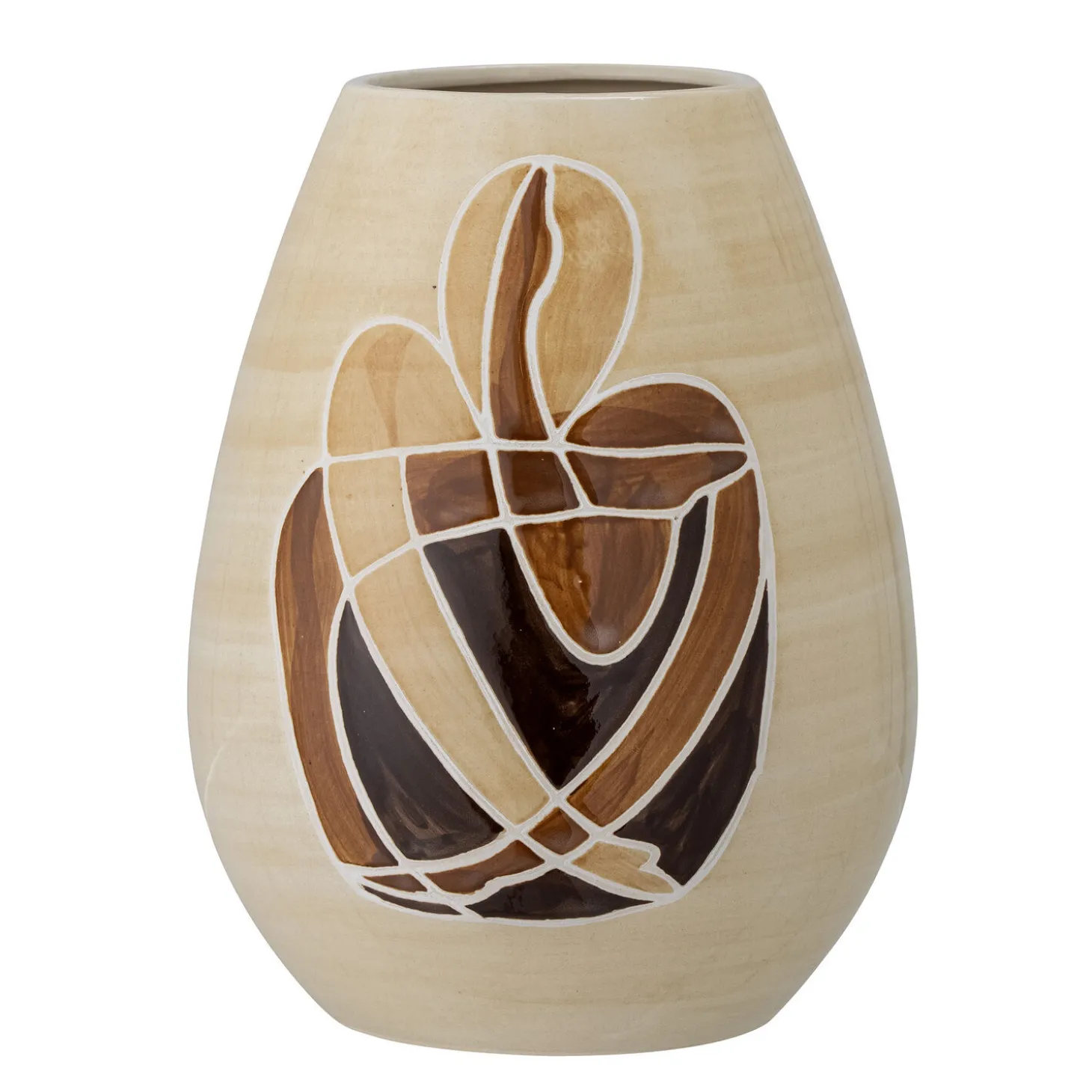 Bloomingville - Jona Vase, Brun, Stentøj