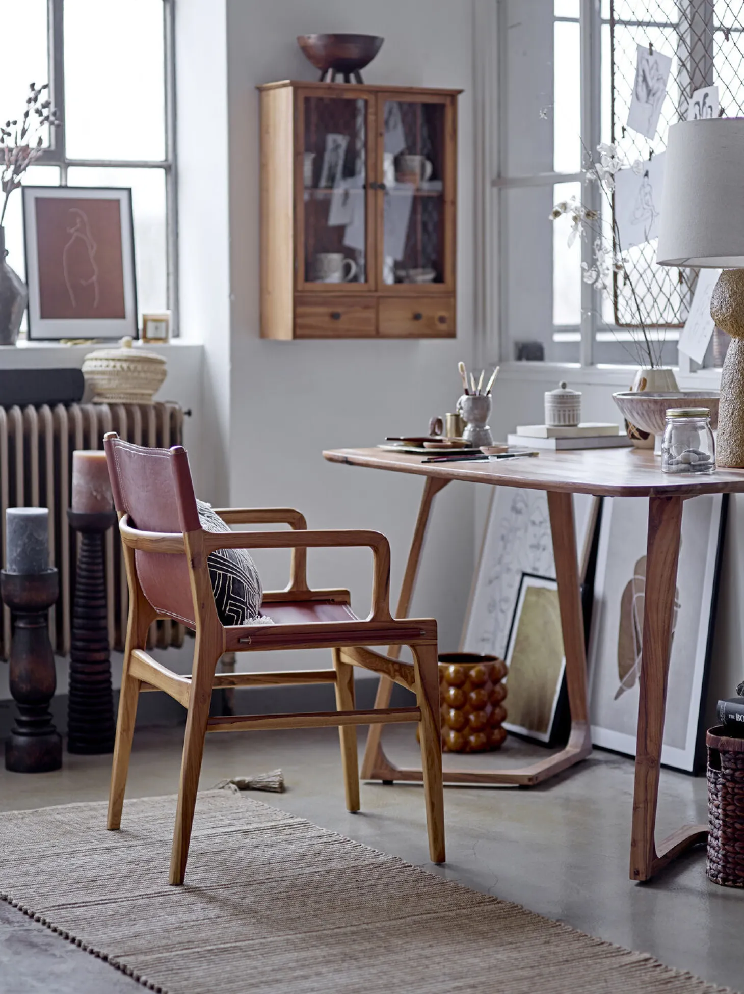 Bloomingville - Jona Vase, Brun, Stentøj
