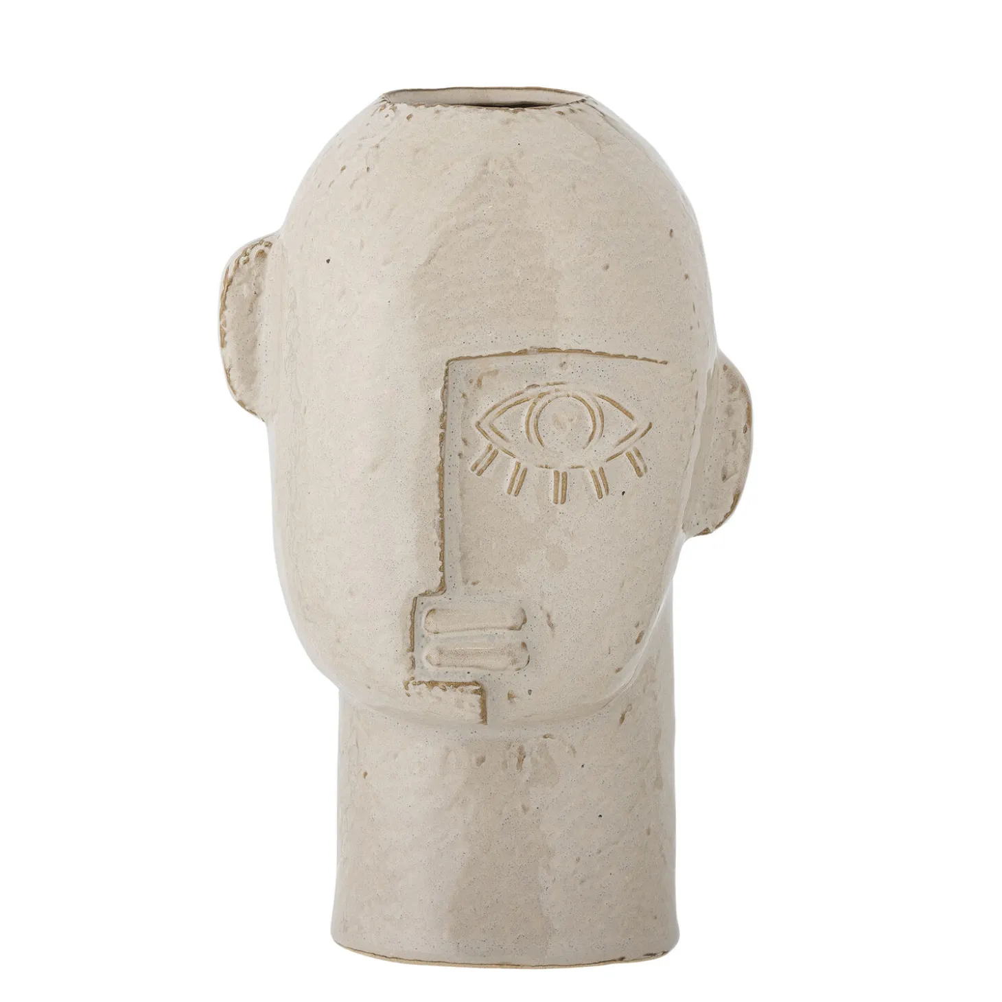 Bloomingville - Lizzie Vase, Natur, Stentøj