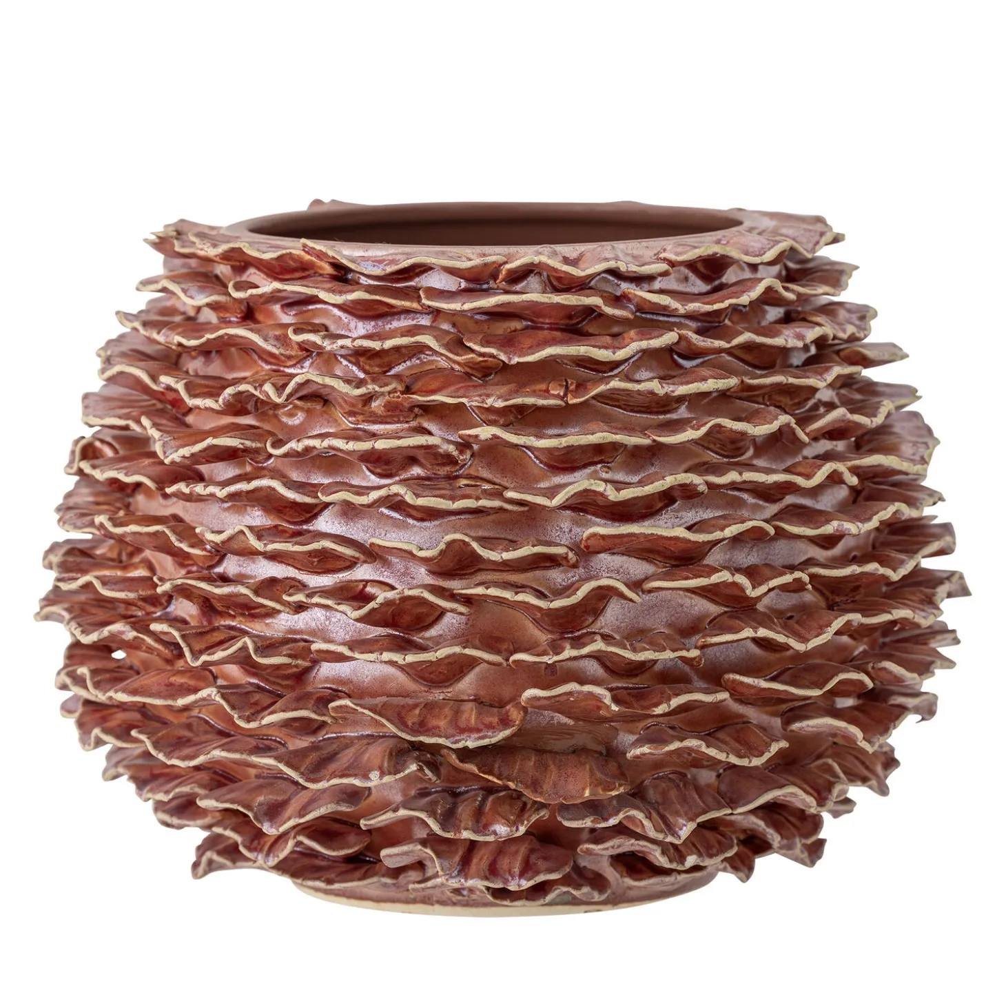 Bloomingville - Morwen Vase, Brun, Stentøj