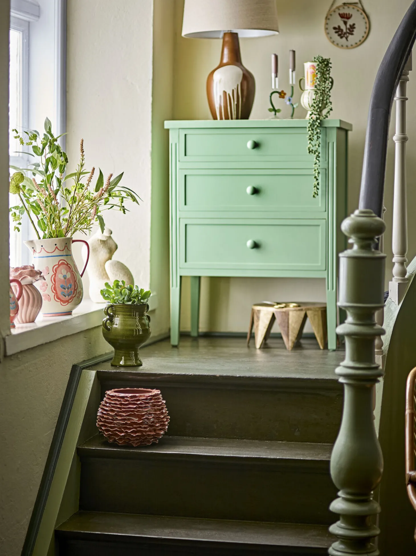 Bloomingville - Morwen Vase, Brun, Stentøj