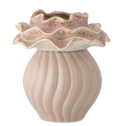 Bloomingville - Petalia Vase, Rosa, Stentøj