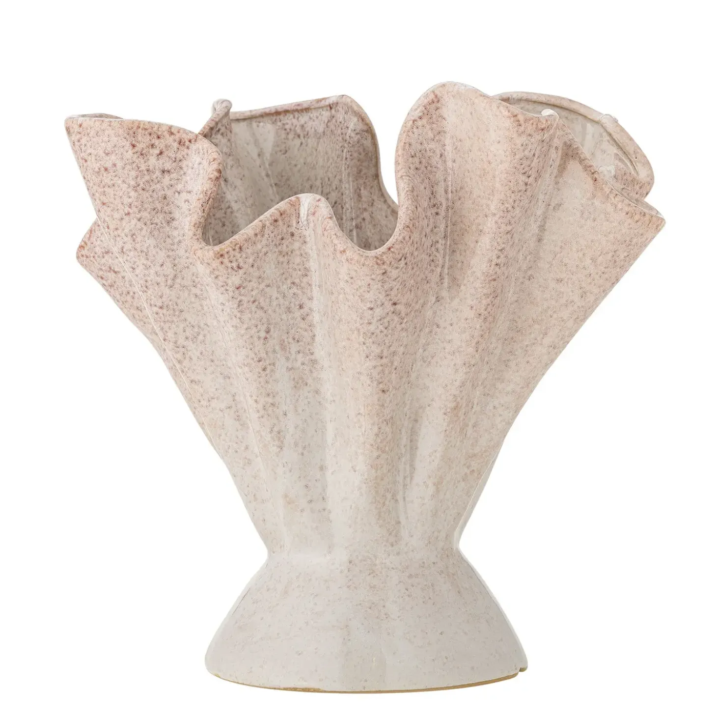 Bloomingville - Plier Vase, Rosa, Stentøj