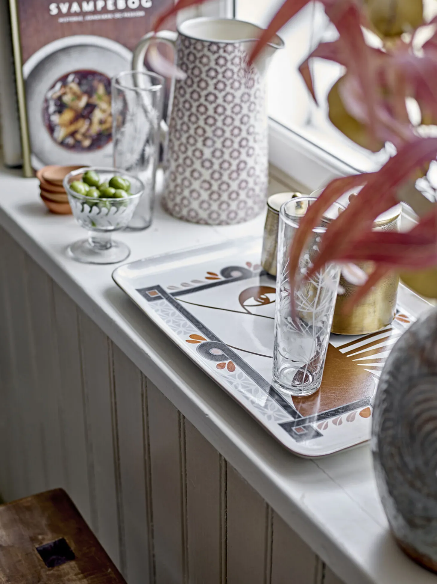Bloomingville - Rika Skål, Klar, Genanvendt Glas