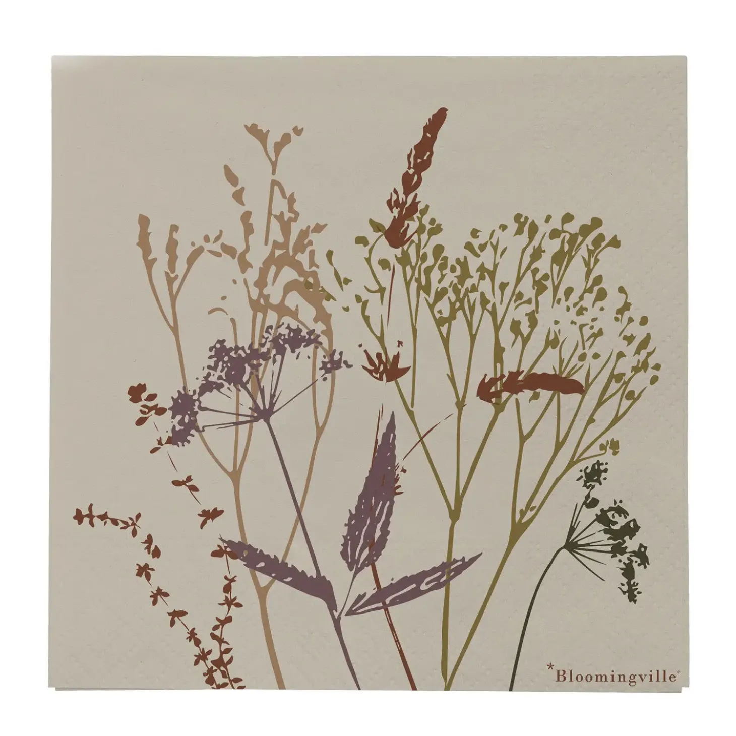Bloomingville - Sirri Serviet, Natur, FSC Recycled®, Papir