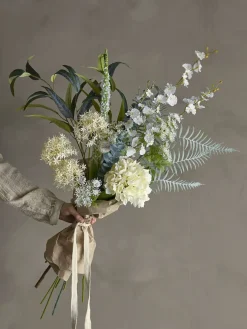 Bloomingville - Symphonie Kunstig Buket - Hvid, Plastik