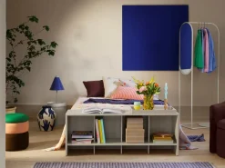 Broste Copenhagen - Fyrfadsstage "Agathe" - Green/Gold Brown/Blue - Sæt af 3