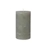 Broste Copenhagen - Rustik bloklys - Ø10 x H18 cm - Grape Leaf Green