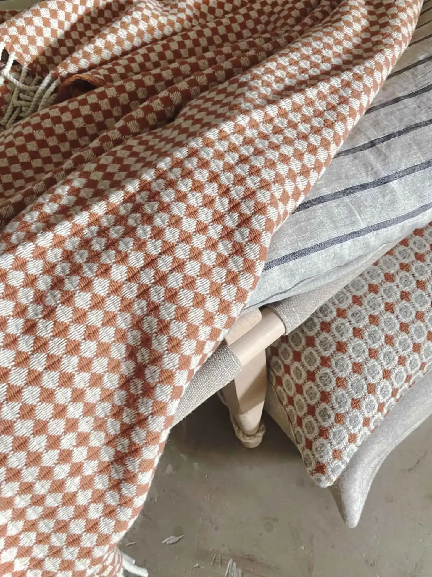 Burel Factory - Azulejo mini plaid - Blå ternet
